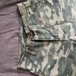 Camo High Rise Jeans